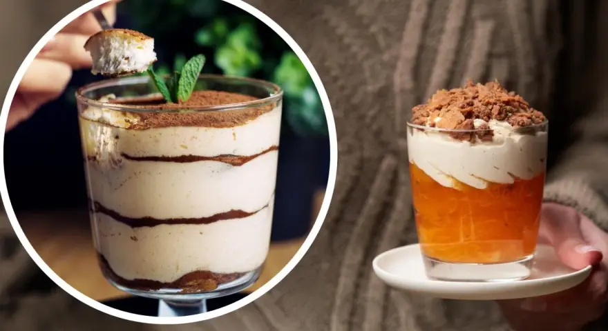 Pyszne tiramisu i deser z musem owocowym – idealny przepis na coś słodkiego.