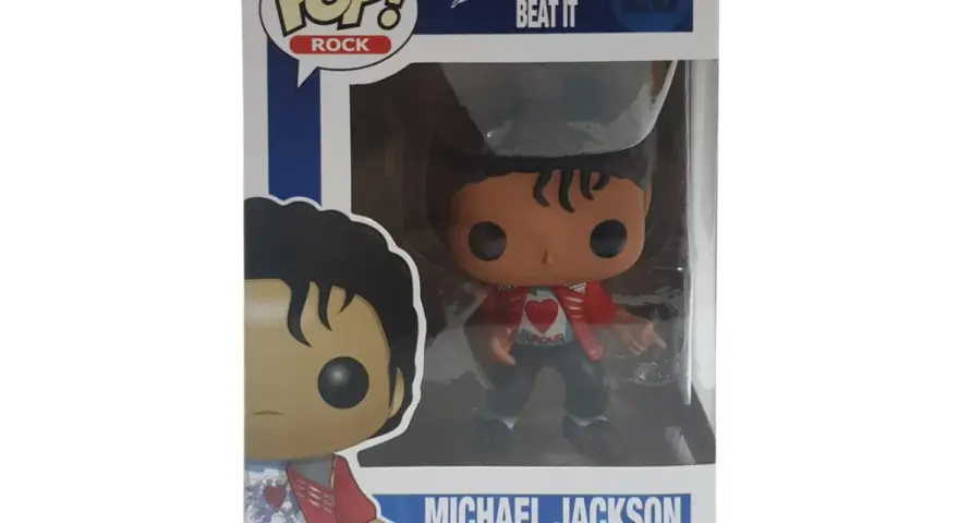 Figurka Funko Pop! przedstawiająca Michaela Jacksona w stroju z teledysku "Beat It".