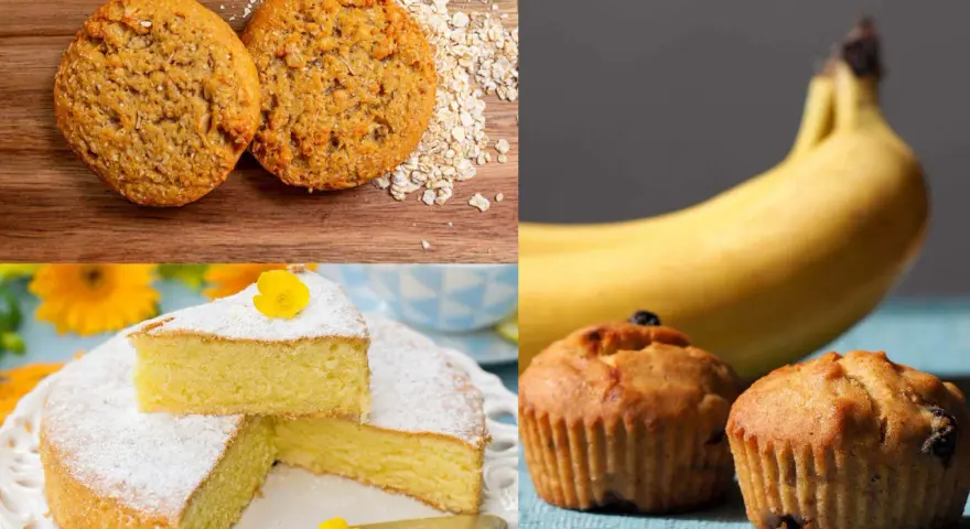Biscotti d'avena, torta soffice e muffin alla banana: un tripudio di dolci senza lattosio per ogni occasione.