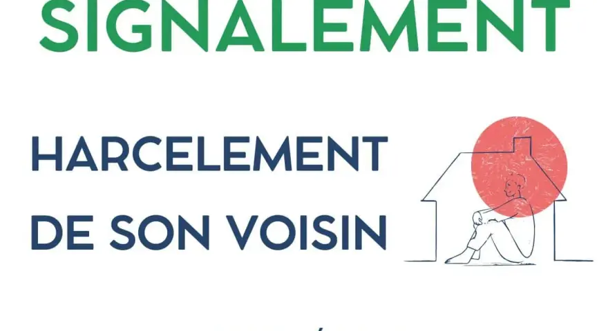 Signalement de harcèlement de son voisin. Illustration d'une personne seule dans une maison, symbolisant un trouble anormal de voisinage. Comment dénoncer ?