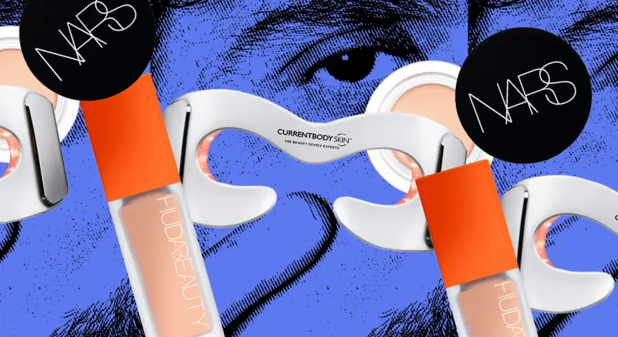 Prodotti per il contorno occhi: correttore Huda Beauty, dispositivi Currentbody e Nars. Scopri come togliere le occhiaie con questi alleati di bellezza.