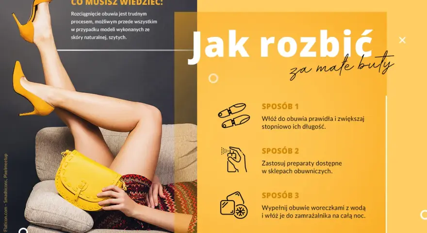 Jak rozciągnąć buty na długość: 3 sprawdzone sposoby na za małe obuwie. Wkładki, spraye lub zamrażarka pomogą.