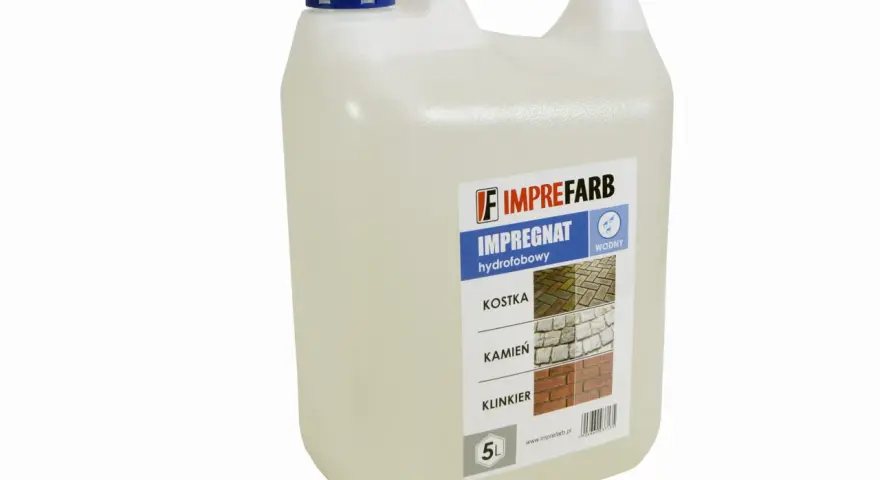 Impregnaty hydrofobowe Imprefarb w 5L kanistrze. Do kostki, kamienia i klinkieru.