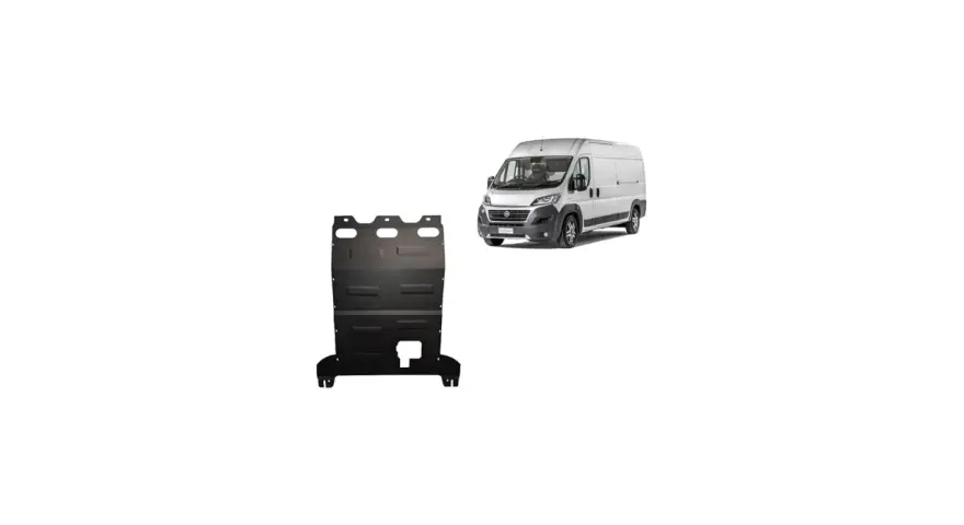 Skyddsplåt för Fiat Ducato, perfekt för service och underhåll.