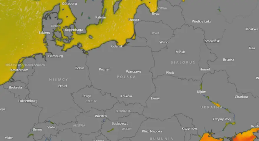 Aktualna temperatura wody w Bałtyku - ile stopni teraz?