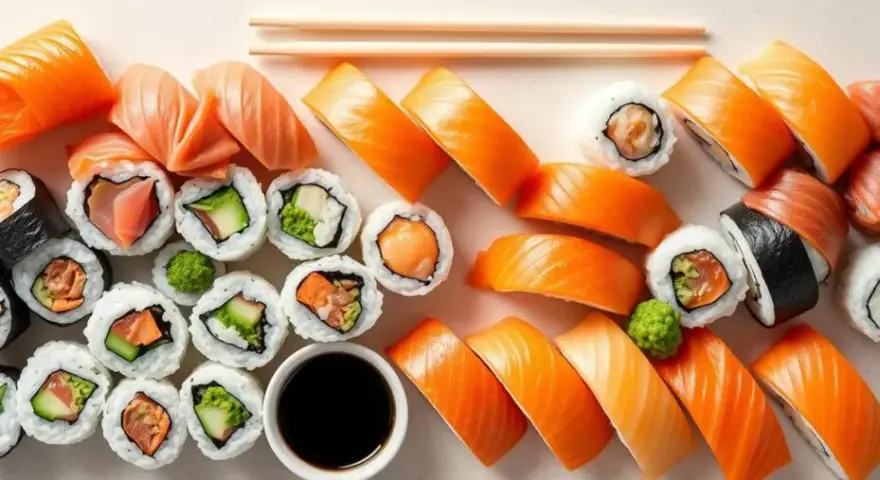 Ile kcal ma rolka sushi? Zaskakujące różnice w kaloryczności!