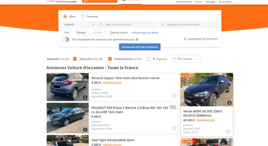 Pièce auto occasion Le Bon Coin : le guide anti-arnaques