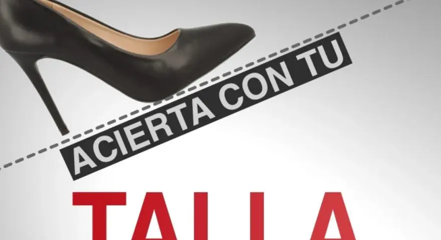 Zapato negro de tacón. ¡Acierta con tu talla 8 en España mujer!