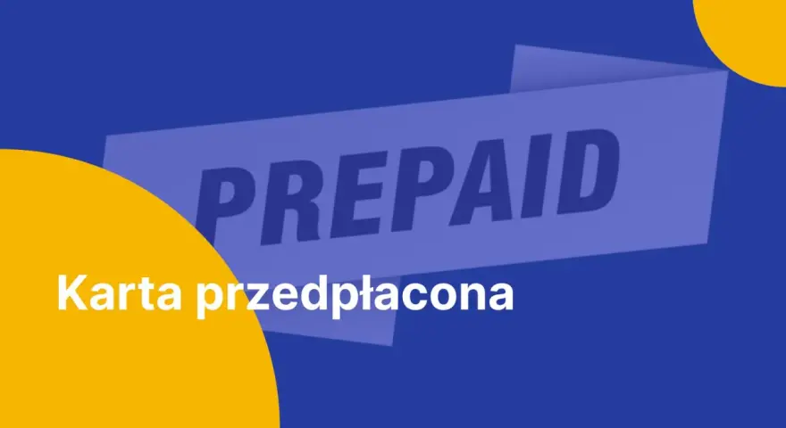 Karta przedpłacona: czy komornik może ją zająć? Grafika z napisem PREPAID i hasłem Karta przedpłacona.