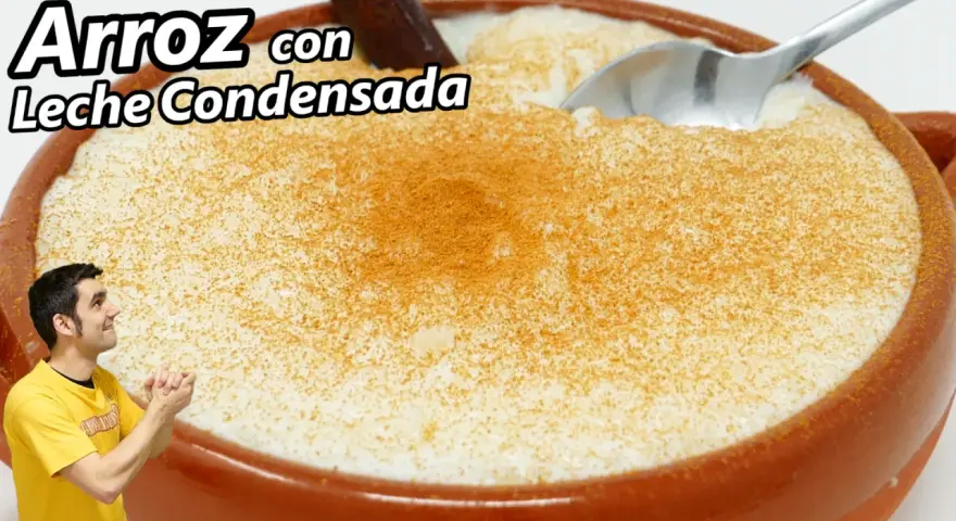 Delicioso arroz con leche con leche condensada La Lechera, espolvoreado con canela. ¡Una receta que te encantará!