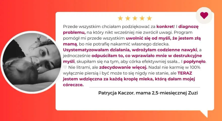 Mama Patrycja opowiada, jak rozkręcić laktację i uwolnić się od myśli, że jest złą mamą. Teraz karmi córkę mlekiem.