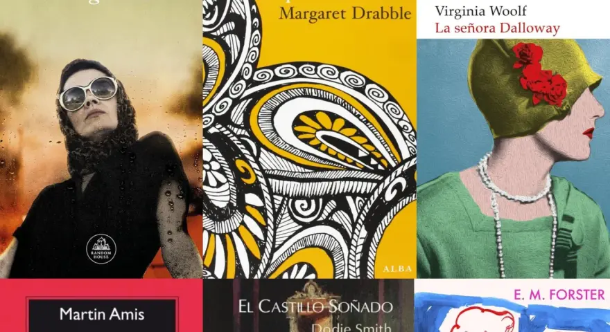 Libros que leer antes de los 30: "Una liturgia común" de Joan Didion, "La piedra de moler" de Margaret Drabble, "La señora Dalloway" de Virginia Woolf, "Dinero" de Martin Amis, "El castillo soñado" de Dodie Smith y una obra de E. M. Forster.