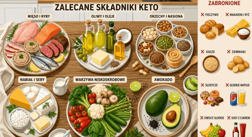 Na przeziębienie warto jeść mięso, ryby, nabiał, warzywa niskoskrobowe, awokado, oliwy i oleje, orzechy i nasiona. Unikaj pieczywa, makaronu, kasz, ziemniaków, słodyczy, słodkich napojów, owoców i sosów z cukrem.