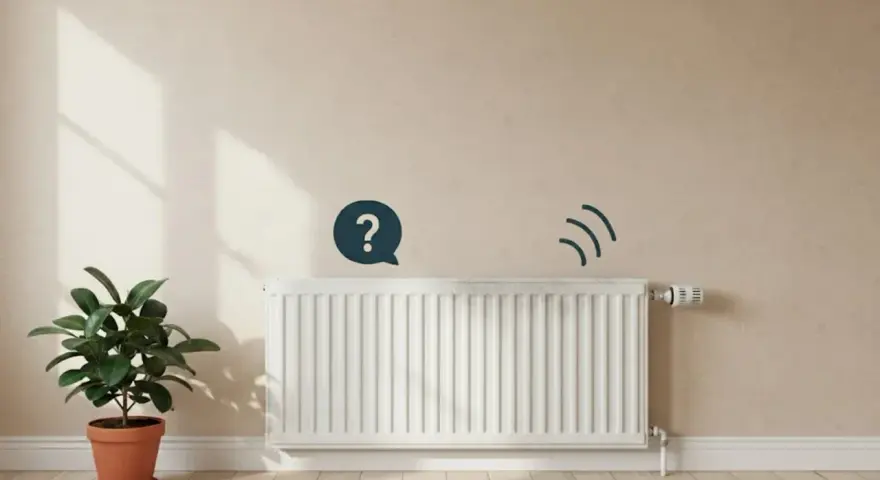 Ett element som låter som rinnande vatten kan vara frustrerande. En fråga och signalen indikerar ett problem med värmesystemet.