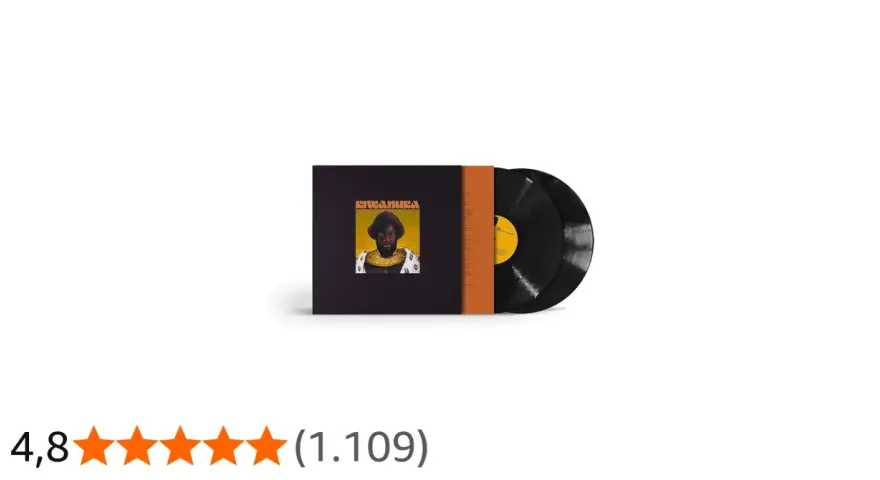Doppelvinyl-Album "KIWANUKA" von Michael Kiwanuka mit seinem Porträt auf dem Cover.