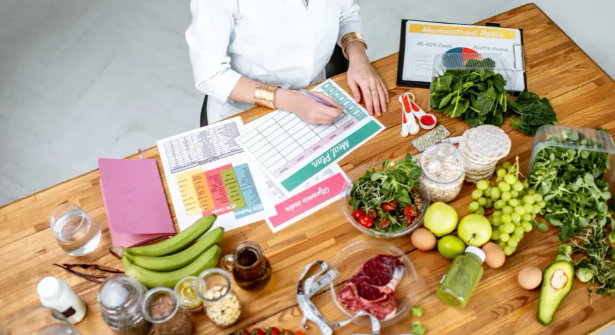 Plan de comidas y alimentos saludables para saber qué hacer para perder grasa.