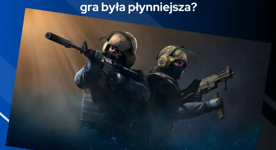 Dwóch graczy CS:GO z bronią, gotowych do akcji. Poradnik o komendach na FPS, by gra była płynniejsza.