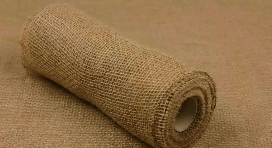 Zrolowana juta, naturalny materiał, idealny do dekoracji i rękodzieła. Juta co to? To ekologiczny wybór.