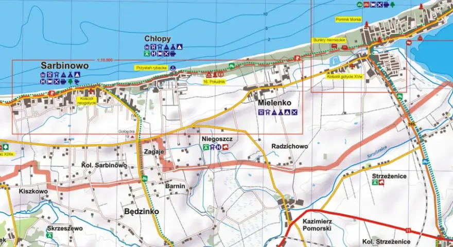 Gdzie leży Mielno mapa – znajdź idealną trasę i atrakcje w okolicy