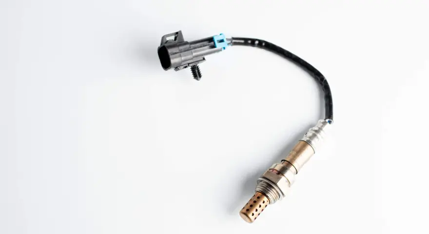 Oxygen sensor, a common culprit for the p0141 code, with its connector and threaded end.