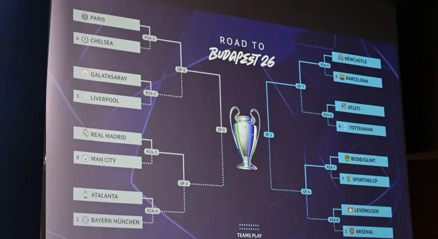 Drabinka Ligi Mistrzów "Road to Budapest 26" z Liverpoolem jako numerem 3. Ile razy Liverpool wygrał Ligę Mistrzów? Sześć razy!