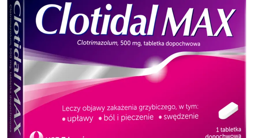 Clotidal MAX na infekcję intymną w ciąży. Leczy objawy zakażenia grzybiczego: upławy, ból, pieczenie i swędzenie.
