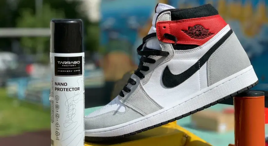 Oto jak prać buty sportowe: spray Tarrago Nano Protector i stylowe Jordany.