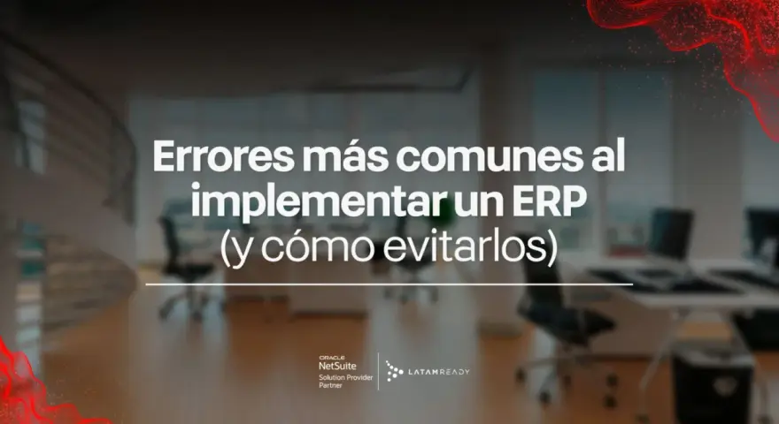 Errores comunes al implementar un software ERP y cómo evitarlos. Imagen de oficina moderna.