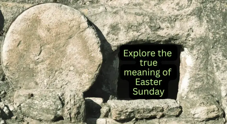 The empty tomb, a symbol of hope and new beginnings, invites us to explore the true meaning of Easter Sunday.