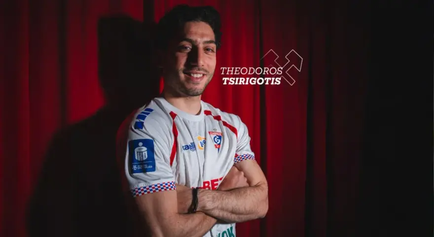 Theodoros Tsirigotis w koszulce Górnika Zabrze. Czy to zapowiedź nowych górnik zabrze plotki transferowe?