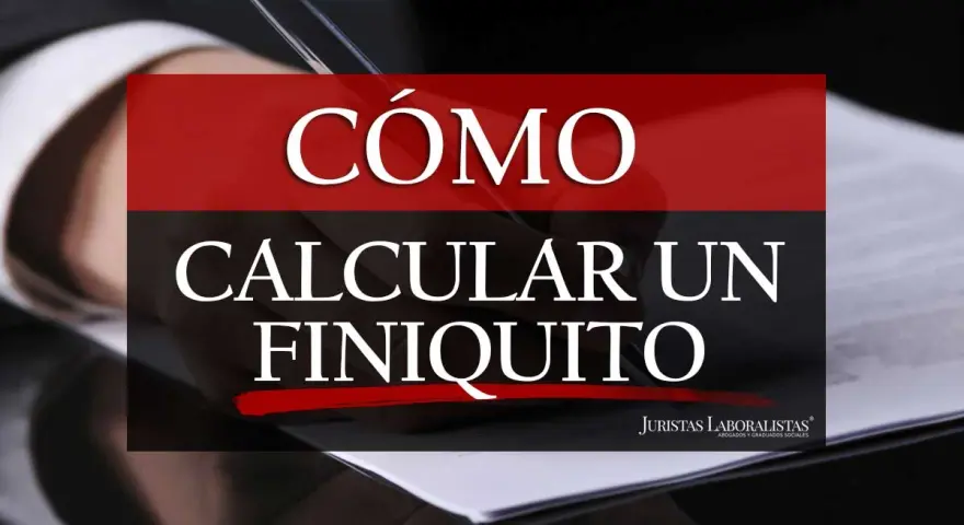 Cómo calcular un finiquito tras un despido disciplinario. Mano escribiendo en un documento.