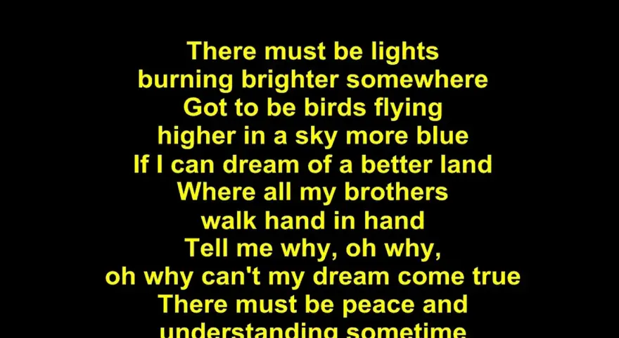 Elvis Presley singt "If I can dream" über Lichter, die heller brennen, und Brüder, die Hand in Hand gehen.