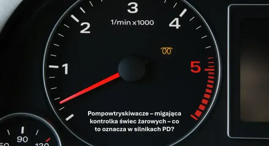Kontrolki Audi A4 B6: migająca kontrolka świec żarowych informuje o problemie z pompowtryskiwaczami w silnikach PD.