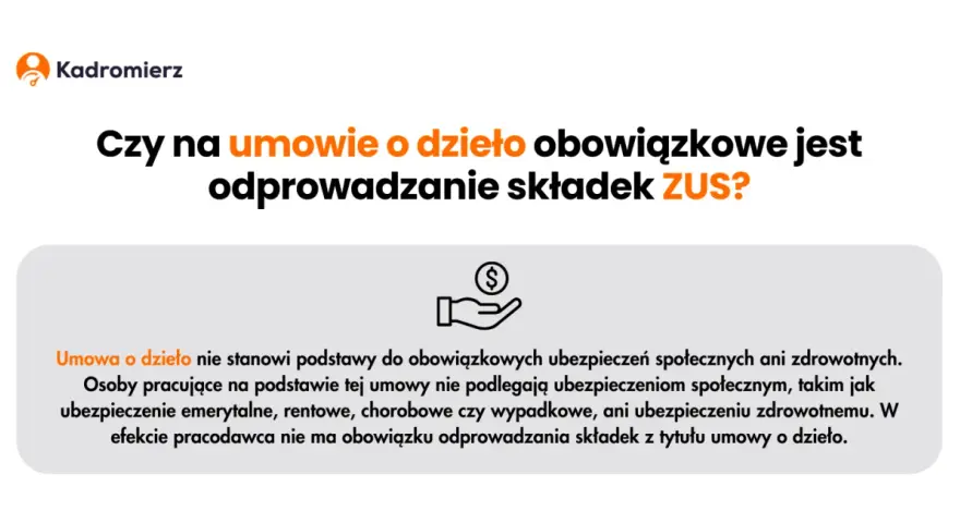 Umowa o dzieło a ZUS: Uniknij błędów! Kiedy zapłacisz składki?