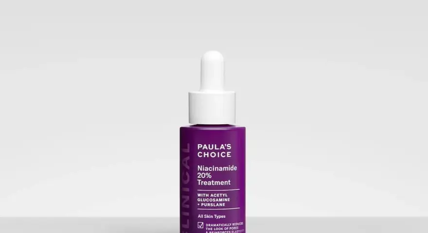 Siero Paula's Choice con niacinamide 20% per ridurre i brufoli e i pori dilatati.