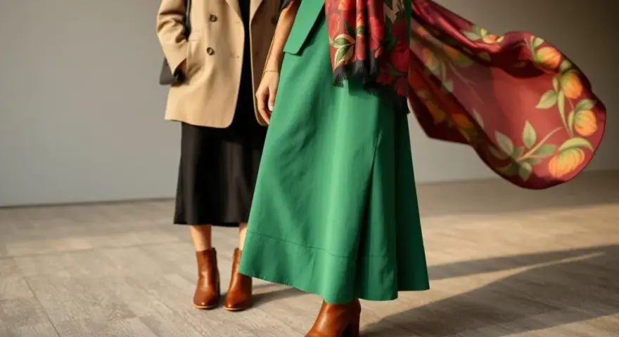 Jak stylizować zieloną spódnicę, by wyglądać modnie i elegancko