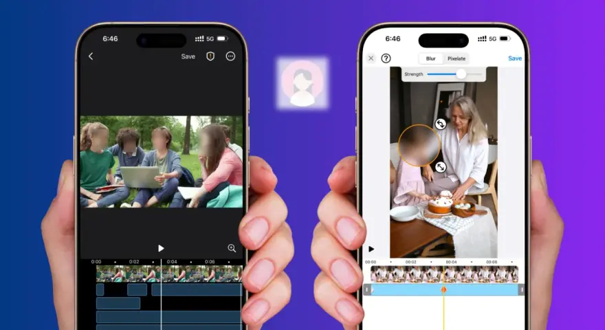 Dwie aplikacje pokazują, jak zamazać twarz na zdjęciu lub wideo. Jedna z nich pozwala rozmyć twarze grupy osób, druga zaś twarz dziecka.