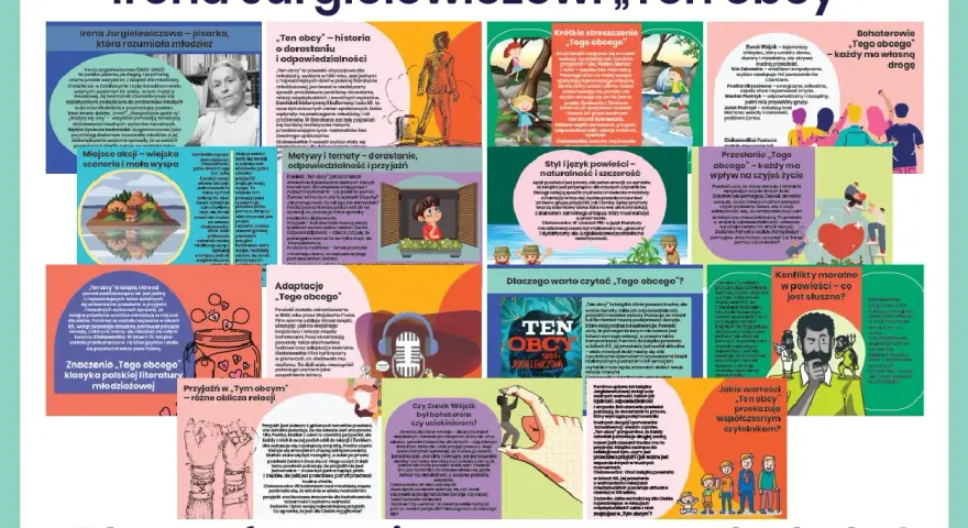 Irena Jurgielewiczowa i jej „Ten obcy" – scenariusz lekcji. Opowieść o dorastaniu, przyjaźni i odpowiedzialności.