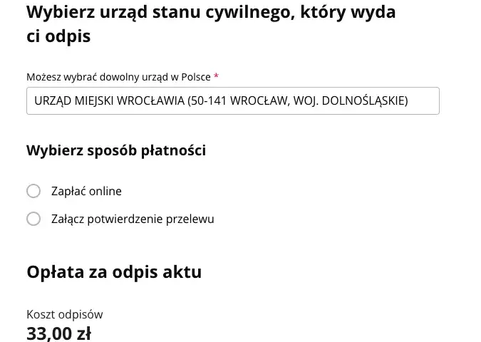 Odpis zupełny aktu urodzenia: Wniosek online i w USC jak to zrobić?