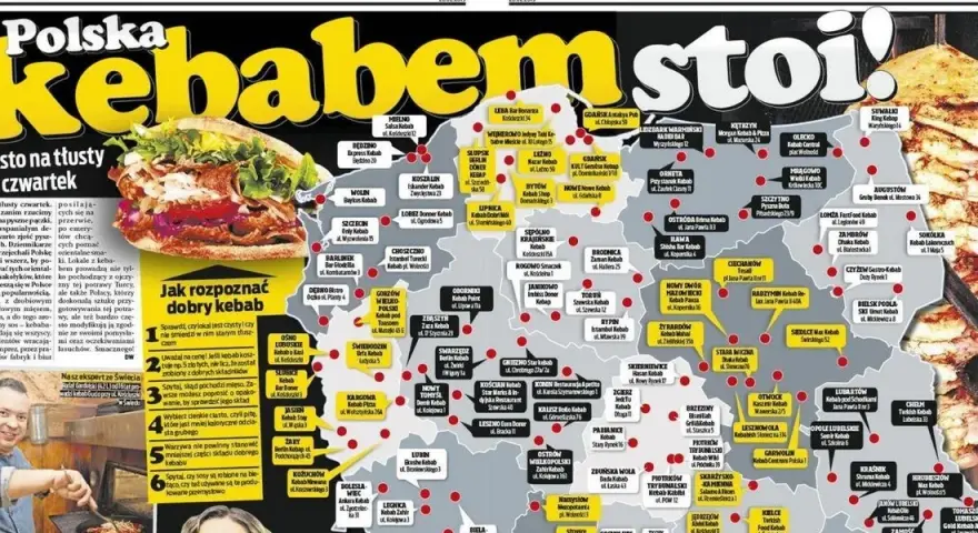 Choco Kebab w Polsce: Mapa smaku! Gdzie go upolujesz?