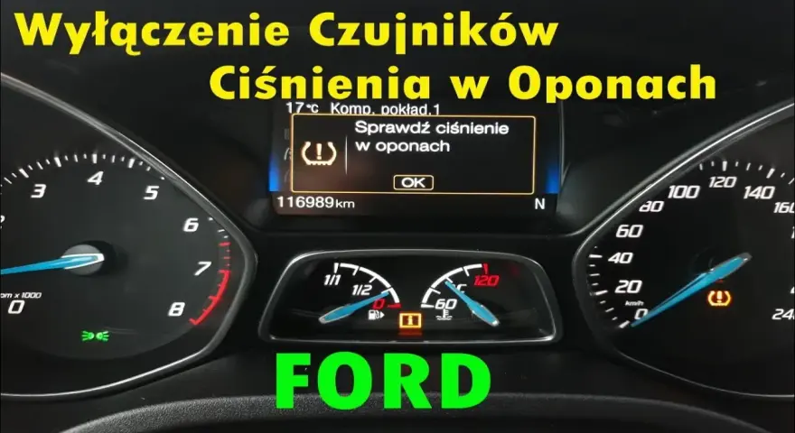 Jak wyłączyć kontrolkę TPMS? Reset, naprawa, czy wizyta w serwisie?
