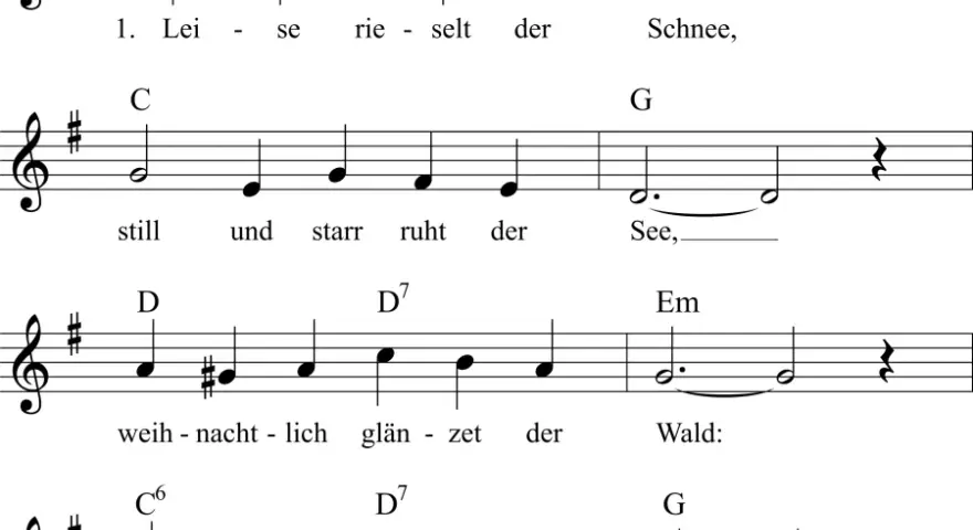 Leise rieselt der Schnee: Text, Eduard Ebel & die Geschichte