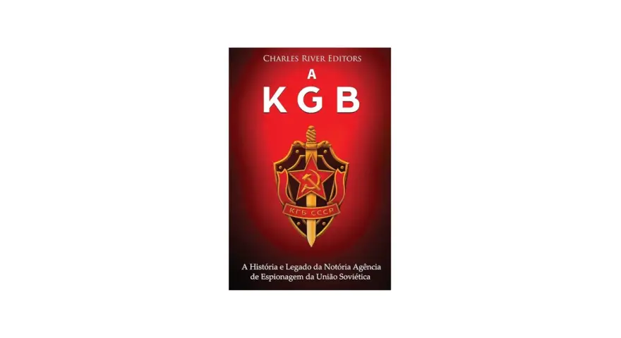 Okładka książki z napisem KGB i godłem ZSRR.