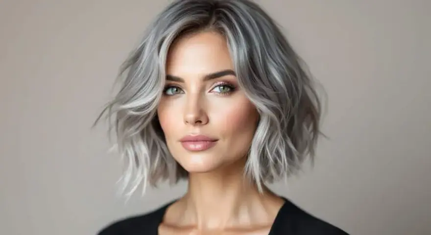 Graue Haare rocken: Flotte Frisuren, Pflege & Styling-Tipps