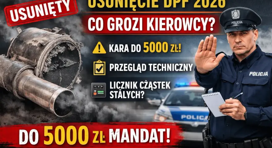 Czy filtr DPF jest obowiązkowy? Kary i zmiany w SKP od 2026
