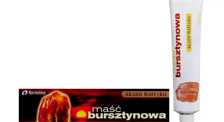 Maść bursztynowa na twarz, 20g. Skarb Bałtyku dla Twojej skóry.