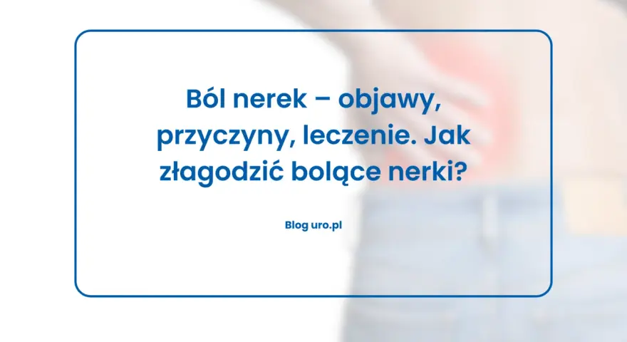 Bóle nerek: objawy, jak odróżnić od pleców i kiedy na SOR?