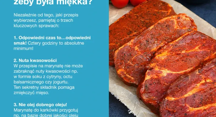 Idealna karkówka z grilla: jak zamarynować, by była soczysta?