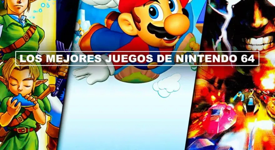 Link, Mario y un nave espacial en una compilación de los mejores juegos Nintendo 64.