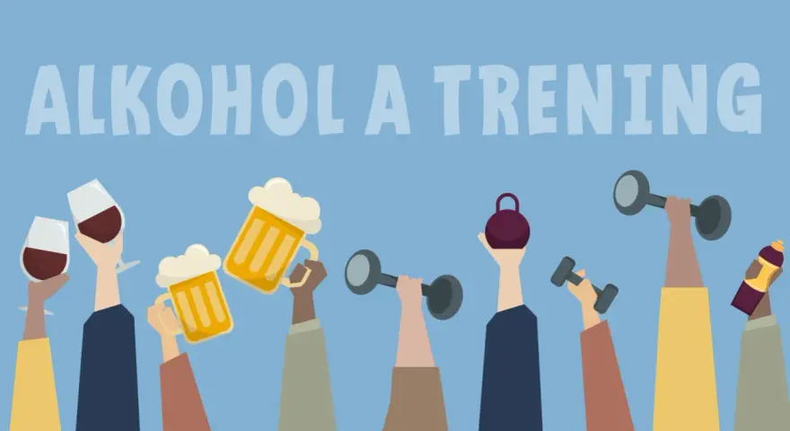 Ręce unoszą kieliszki wina, kufle piwa i ciężarki. Czy alkohol rozluźnia mięśnie, czy przeszkadza w treningu?
